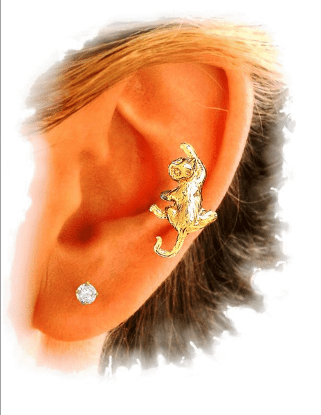 Climbing Cat Ear Cuff