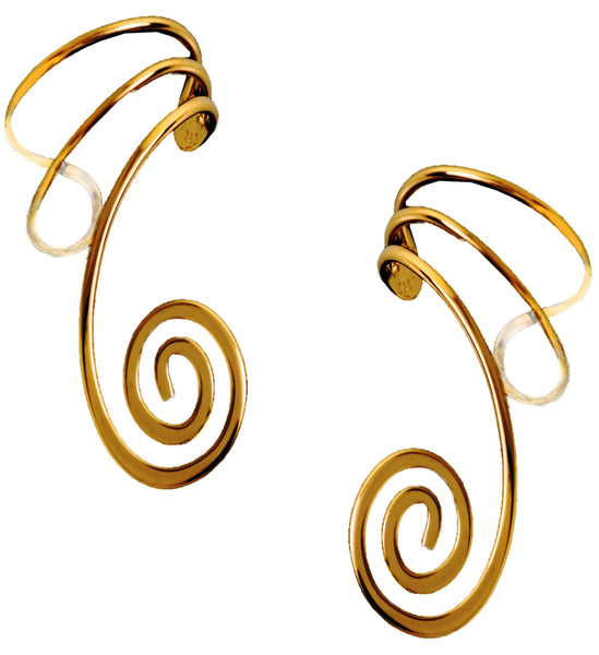 Grecian Curl Dangles and Top Converter non-pierced Ear cuffs sold separately