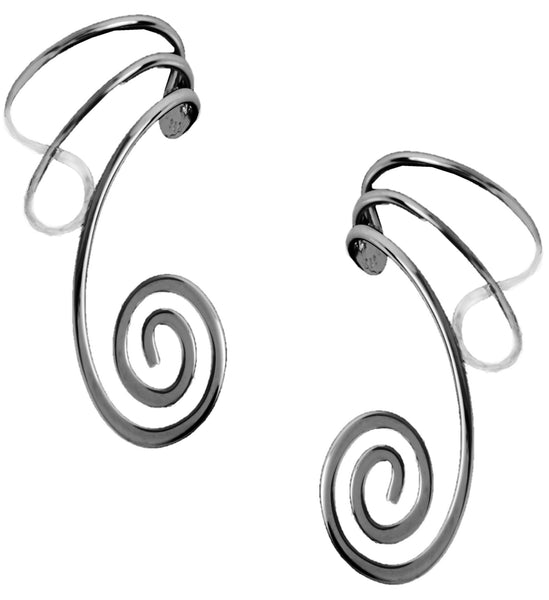 Grecian Curl Top Converter non-pierced Ear cuff Earring Converters
