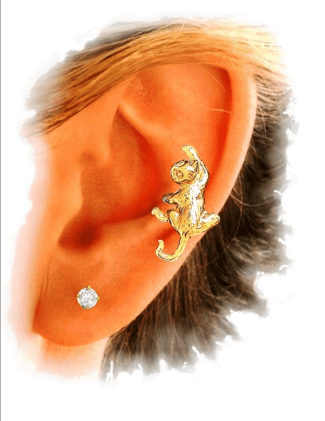 Climbing Cat Ear Cuff