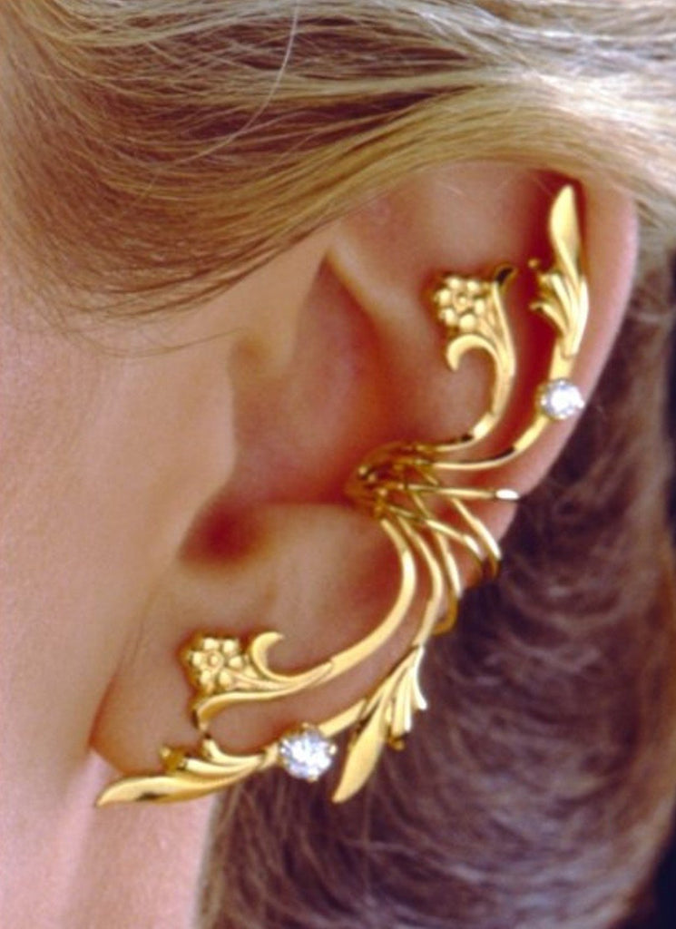 Indian 22K Gold Plated Full Ear Earring Jhumka Bridal Fashion Earrings Set  b | eBay