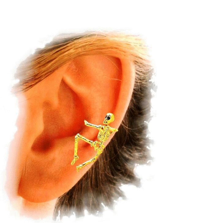Skeleton hot sale ear cuff