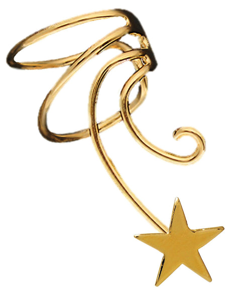 Star Curly Wave Ear Cuff